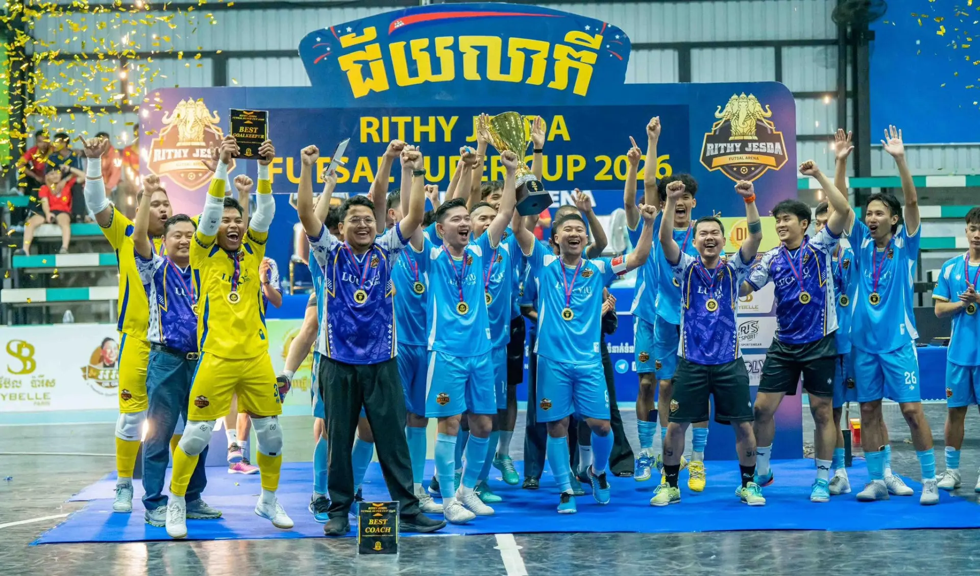 Lucky Futsal Club brand banner