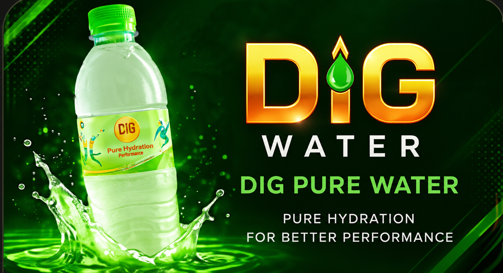 DIG Water brand banner